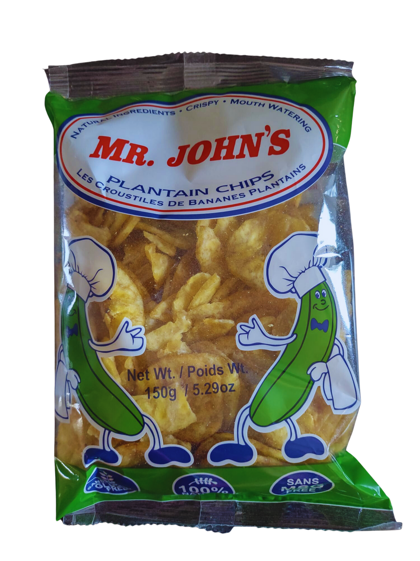 Mr. Johns Plantain Chips - Unripe(150G)